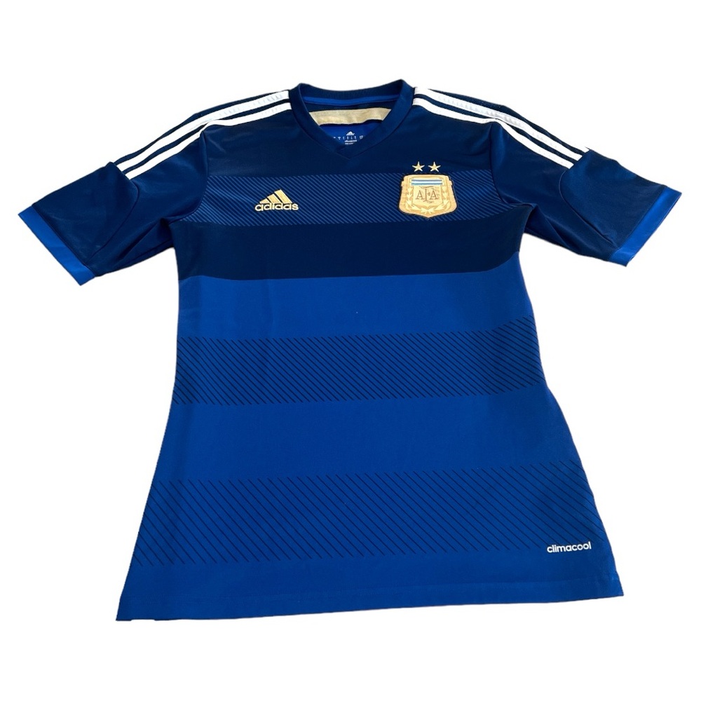 2014 World‎ Cup Final Addidas ClimaCool Jersey Argentina away soccer men’s small